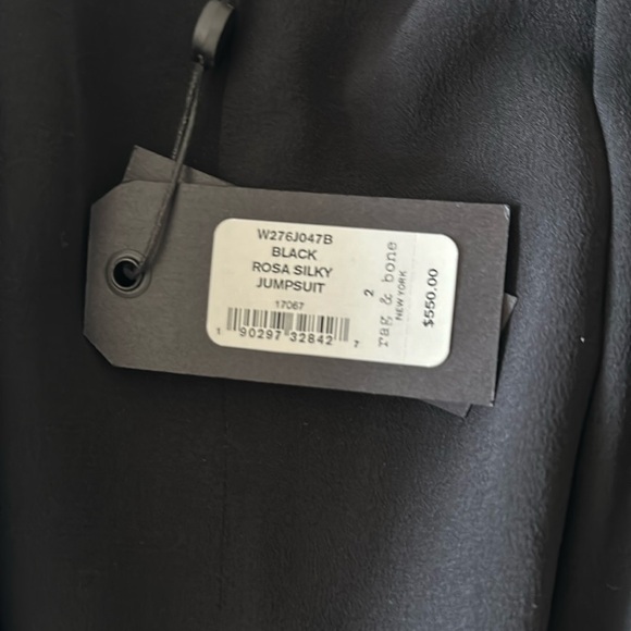 Rag & bone Black Rosa Silky Jumsuit - Picture 5 of 5